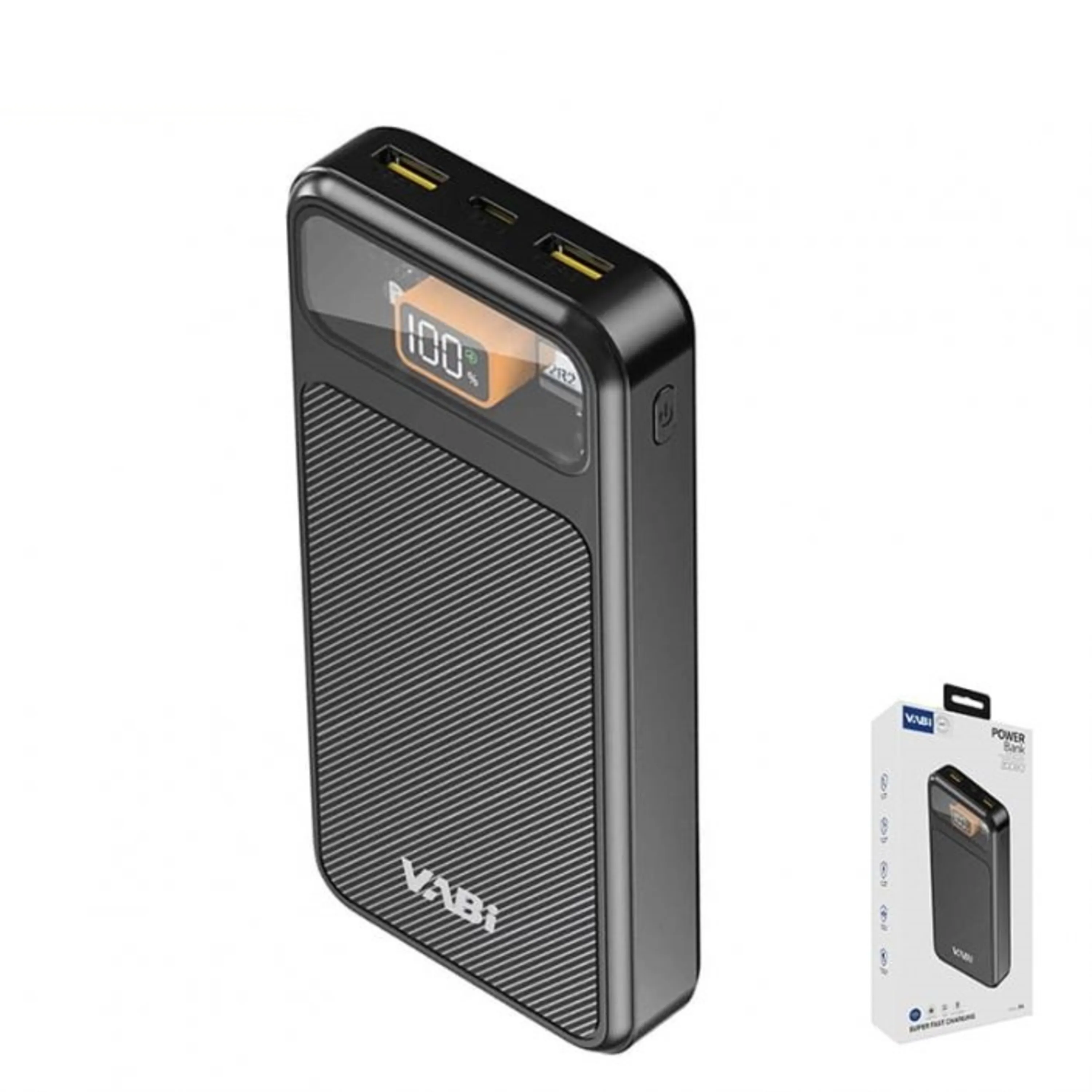 پاوربانک شیشه ای وابی 20000 میلی آمپر| VABI-P4